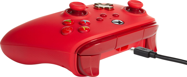 Контролер PowerA Enhanced Wired Controller for Xbox Series X|S Red (1518810-01) - зображення 5