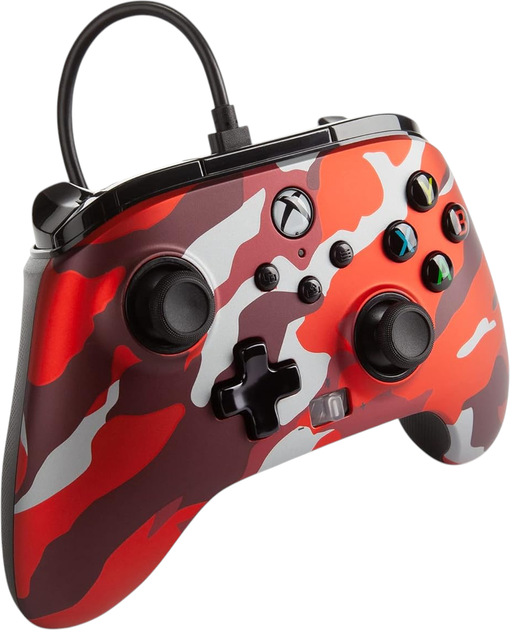 Контролер PowerA Enhanced Wired Controller for Xbox Series X|S Red Camo (1518910-01) - зображення 2