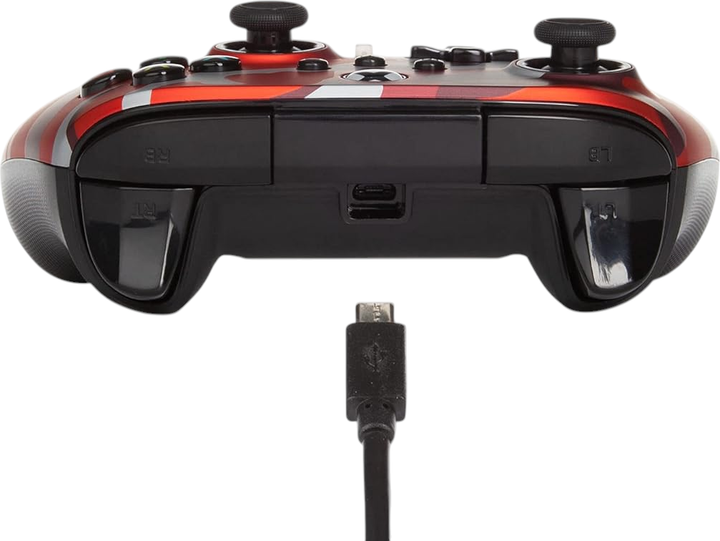 Контролер PowerA Enhanced Wired Controller for Xbox Series X|S Red Camo (1518910-01) - зображення 5