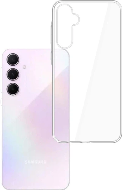 Панель 3MK Clear Case для Samsung M35 5G M356 Transparent (5903108566032) - зображення 2