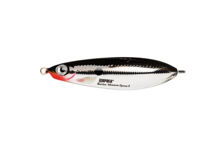 Блесна незацепляйка Rapala Rattlin' Minnow Spoon RMSR08 8см/ 16г, цвет: CH (4214003005) - Фото 1 Блесна незацепляйка Rapala Rattlin' Minnow Spoon RMSR08 8см/ 16г, цвет: CH (4214003005) - изображение 1