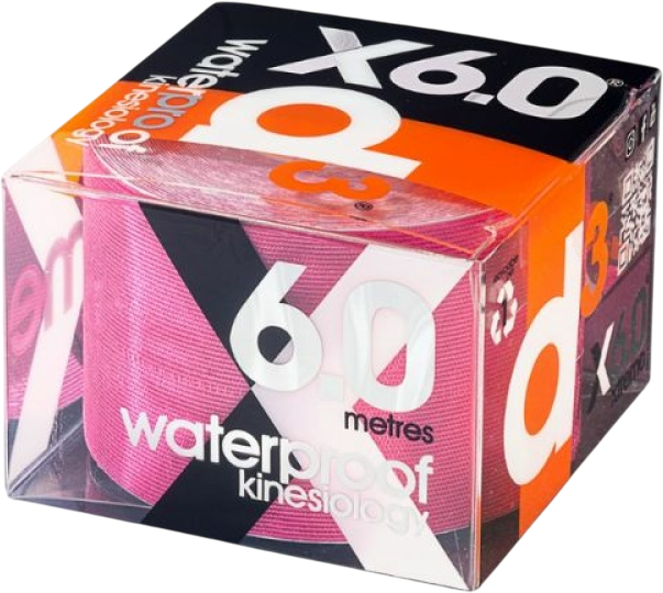 Кинезио тейп водонепроницаемый D3 X6.0 Xtreme 5 см x 6 м Розовый (9421905741675) - изображение 2