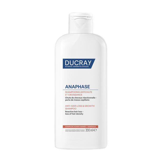 Шампунь против выпадения и для роста волос Ducray Anaphase Shampooing complement antichute 200 мл - Фото 1 Шампунь против выпадения и для роста волос Ducray Anaphase Shampooing complement antichute 200 мл - изображение 1