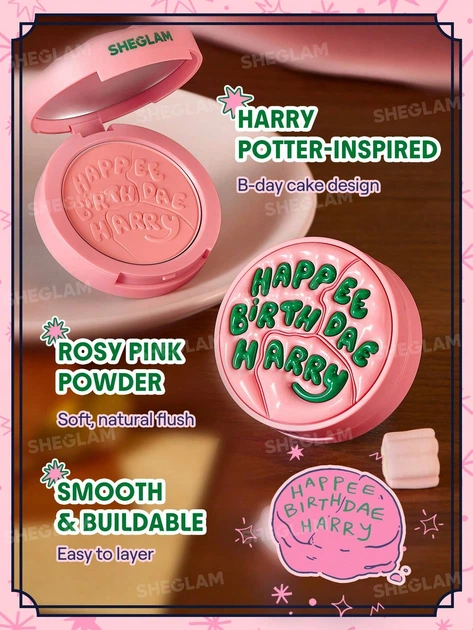 Румяна Harry Potter™ x SHEGLAM Happee Birthdae Harry Blush - Фото 3 Румяна Harry Potter™ x SHEGLAM Happee Birthdae Harry Blush - изображение 3