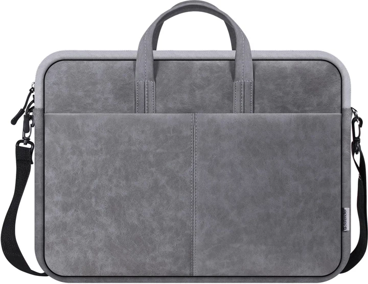 Сумка для ноутбука 15.6' Defender Solid, Grey, екошкіра, 410х310х40 мм (26088) - изображение 2
