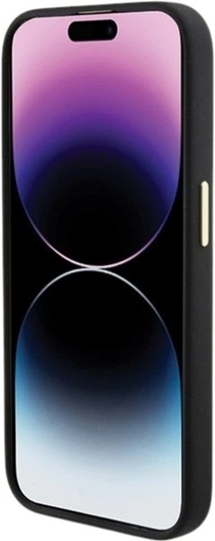 Панель Guess Silicone Logo Strass 4G для Apple iPhone 15 Pro Max Black (3666339148515) - зображення 5