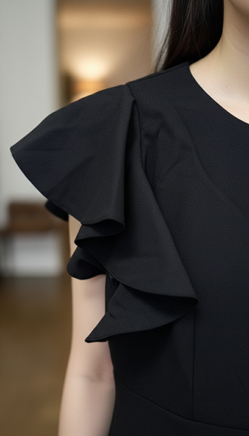 Платье inDresser S Черный (IN-0103Н009А-Black) - Фото 4 Платье inDresser S Черный (IN-0103Н009А-Black) - изображение 4