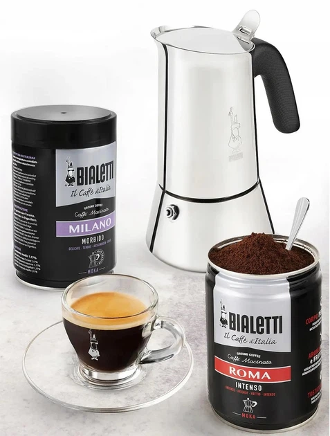 Kawiarka Bialetti New Venus Induzione na 10 filiżanek 570 ml Srebrzysta (8006363028912) (955555914175946) - Outlet - obraz 4