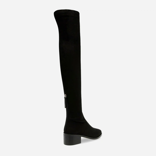 Muszkieterki damskie zamszowe Steve Madden Salvador Boot SM11002711-001 40 25.4 cm Czarne (8720857168983) (955555901867125) - Outlet - obraz 3