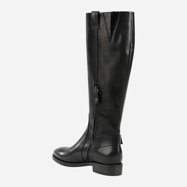 Kozaki damskie skórzane Geox D162UC00043-C9999 36 Czarne (8050036252111) (955555906560758) - Outlet - obraz 4