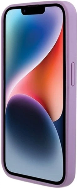 Панель Guess Leather 4G Stamped для Apple iPhone 15 Pro Max Purple (3666339150471) - зображення 5