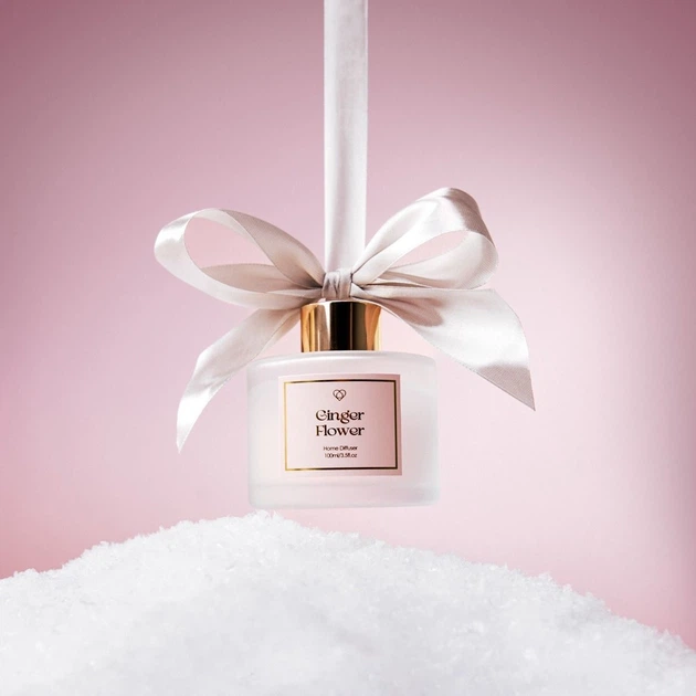 Аромадифузор Homla Sparkling Noel Ginger Flower з паличками 200 мл (5906496718854) - зображення 4