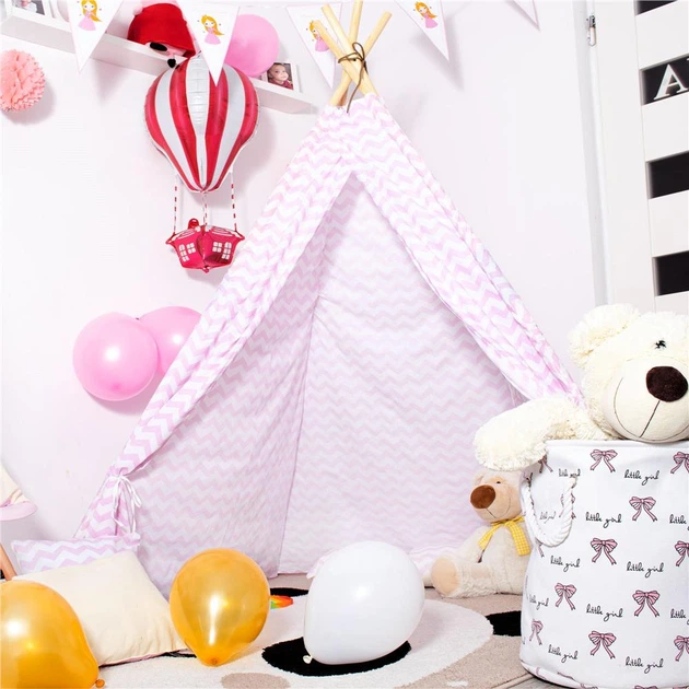 Вігвам для дітей LEAN Toys Зигзаг Соло Рожевий (5907719420004) - зображення 7