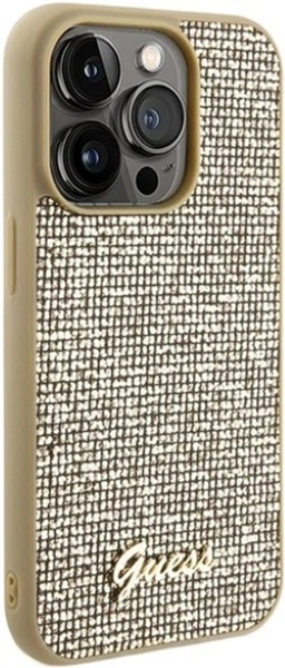 Панель Guess Disco Metal Script для Apple iPhone 15 Pro Max Gold (3666339173609) - зображення 4