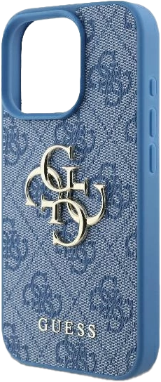 Панель Guess 4G Big Logo для Apple iPhone 16 Pro Blue (3666339327620) - зображення 5