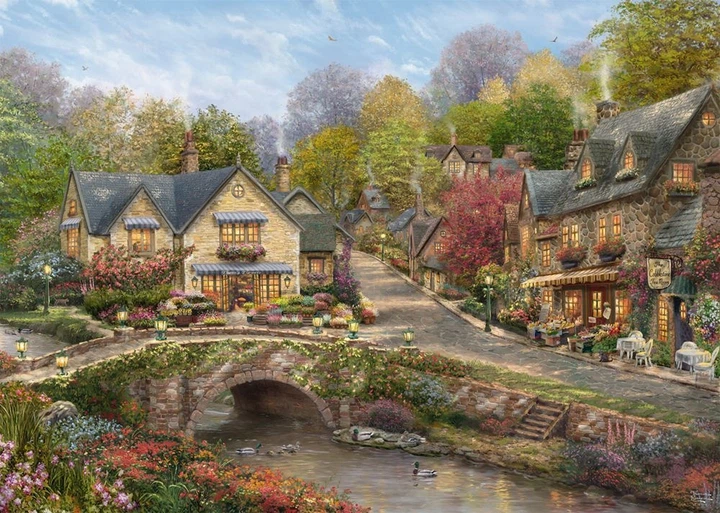 Puzzle Schmidt T.Kinkade Lato 2000 elementów 113675 (4001504586294) - obraz 2