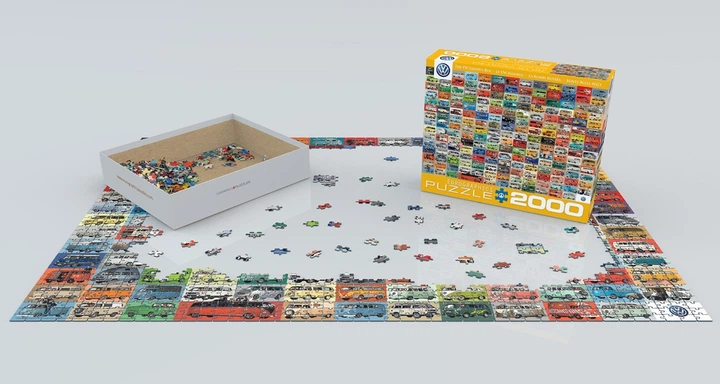 Puzzle Eurographics The Volkswagen groovy bus 2000 elementów 8220-0783 (628136207836) - obraz 3