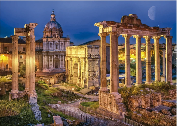 Puzzle Educa Forum romanum Rzym Włochy 2000 elementów 111666 (8412668196193) - obraz 2
