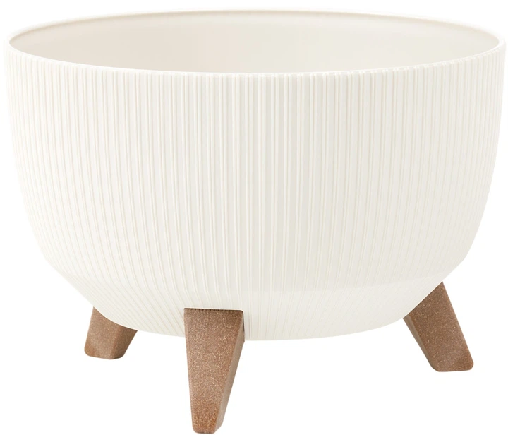 Doniczka Lamela Roma Jumper tworzywo sztuczne kremowa 40 x 20.5 cm (9749607) (5900119749607) - obraz 1