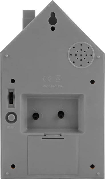 Zegar z kukułką Karlsson Cuckoo 12 x 20 x 6 cm Szary (8714302757037) - obraz 3