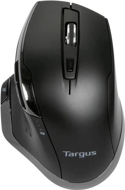 Mysz Targus BlueTrace Ergonomic Antimicrobial Wireless Black (AMW584GL) - obraz 1