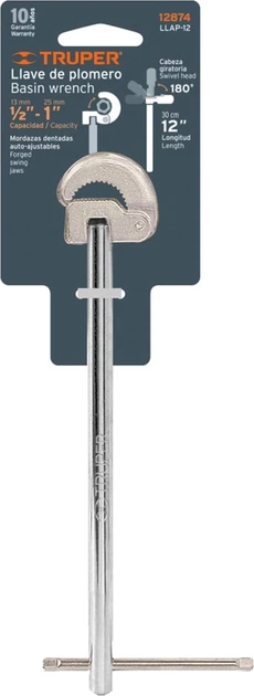 Klucz hydrauliczny Truper 300 mm (LLAP-12) - obraz 1