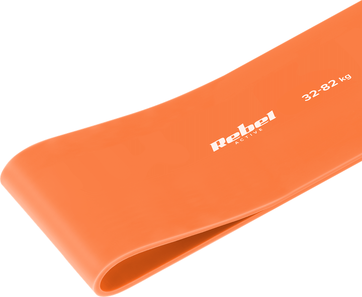 Guma do ćwiczeń lateksowa Rebel Active Power Band PL-7 Pomarańczowa 32–82 kg (5901890098595) - obraz 2