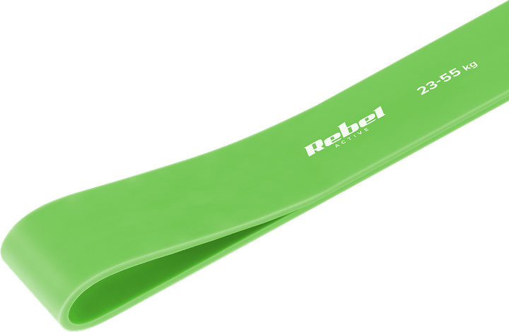 Guma do ćwiczeń lateksowa Rebel Active Power Band PL-5 Zielona 23–55 kg (5901890098557) - obraz 2