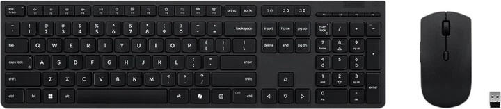 Комплект бездротовий Lenovo Professional Wireless Rechargeable Combo Grey (4X31R64357) - зображення 1