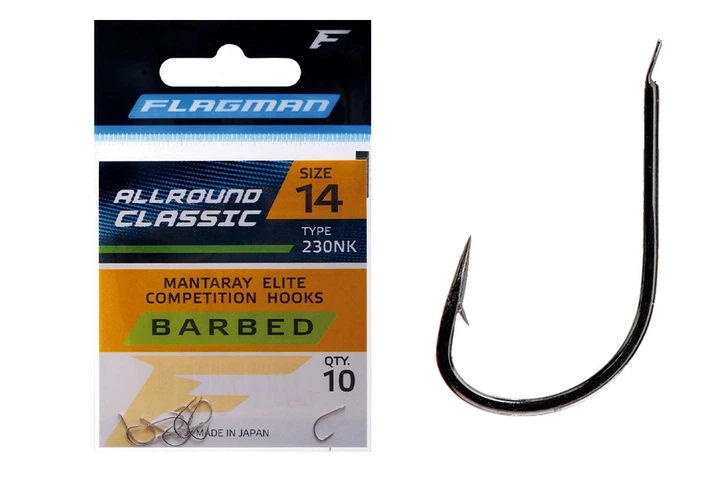 Крючки Flagman Allround Classic №16 (10шт/уп) (6115008004) - Фото 1 Крючки Flagman Allround Classic №16 (10шт/уп) (6115008004) - изображение 1