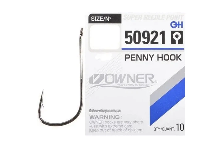 Крючки Owner Penny Hook 50921 №12 (11шт/уп) (6110007002) - Фото 1 Крючки Owner Penny Hook 50921 №12 (11шт/уп) (6110007002) - изображение 1