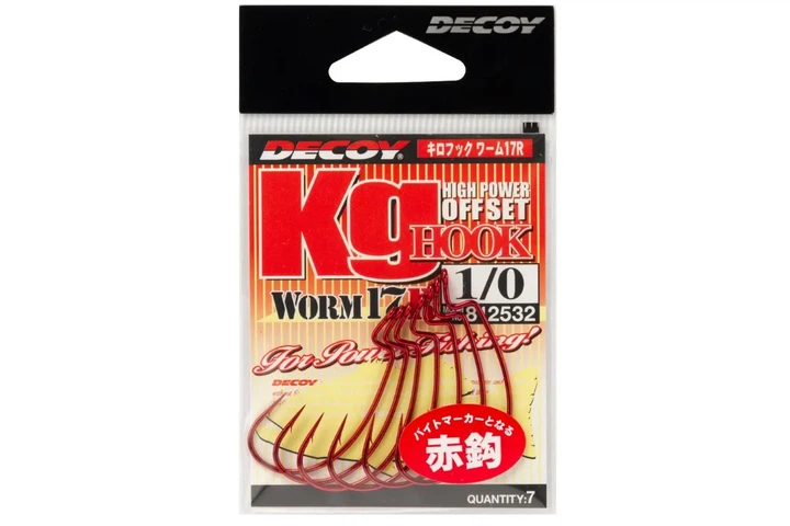 Крючки Decoy Worm17R Kg Hook R №5/0 (4 шт/уп) (6102040007) - Фото 1 Крючки Decoy Worm17R Kg Hook R №5/0 (4 шт/уп) (6102040007) - изображение 1