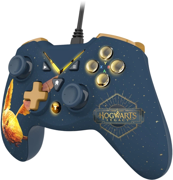 Przewodowy kontroler Freaks and Geeks Hogwarts Legacy Wired PC Vivet Gold (803514b) - obraz 3