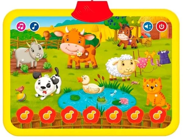 Mata edukacyjna dla dzieci bo. Farm Animals (4743199002504) - obraz 2