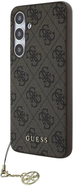 Панель Guess Hardcase 4G Charms Collection для Samsung Galaxy S24 FE Brown (GUHCS24FEGF4GBR) - зображення 1
