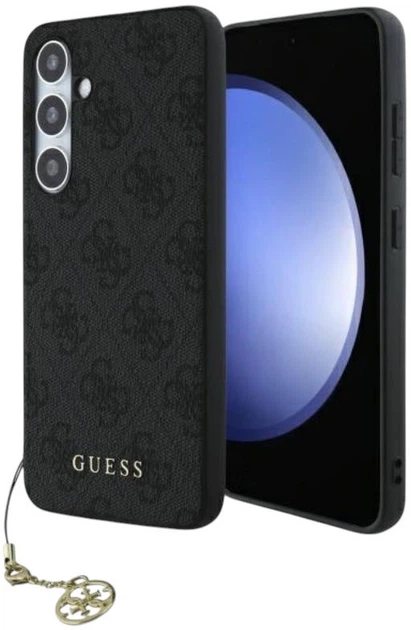 Etui plecki Guess 4G Charms Collection do Samsung Galaxy S24+ Black (GUHCS24MGF4GGR) - obraz 1