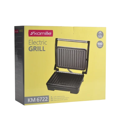 Електричний гриль 900W 6722 KAMILLE - изображение 4