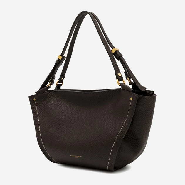Сумка шопер жіноча з натуральної шкіри Gianni Chiarini Bloom BS 11796 RNGDBL T.U. 2107 Темно-коричнева (800070345723) - зображення 3