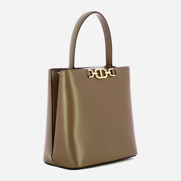 Torebka crossbody damska mała Twinset Secchiello 252TB7304 00021 Brązowa (800070351194) - obraz 3