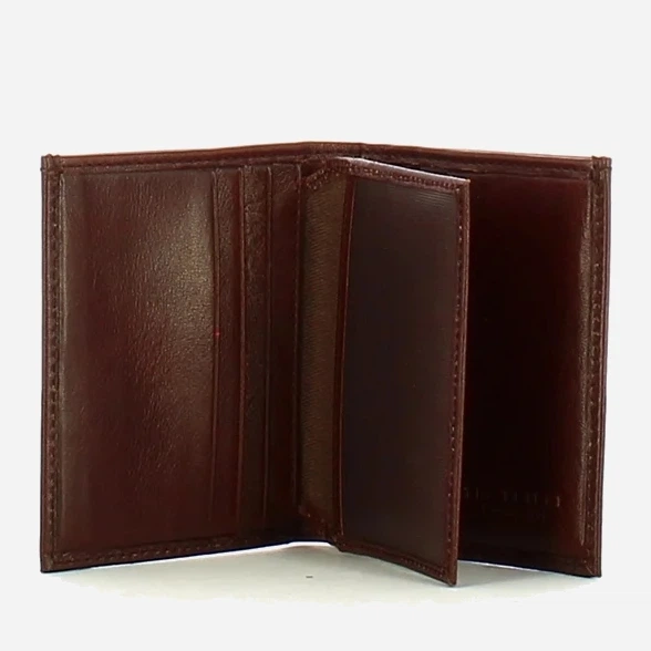 Портмоне чоловіче з натуральної шкіри The Bridge Lorenzo 41452101 69 Коричневе (800070290027) - зображення 3