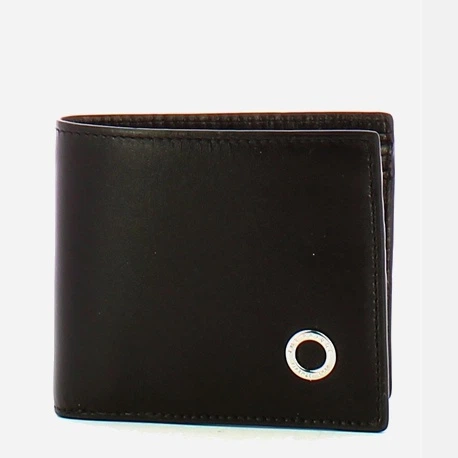 Портмоне чоловіче з натуральної шкіри The Bridge Biagio 4147625H 20 Чорне (800070323240) - зображення 1