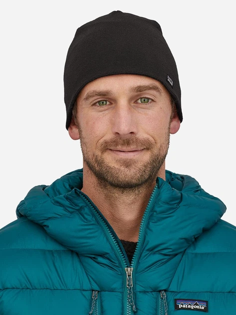 Шапка біні Patagonia Brodeo 29206 One Size Чорна (800070303418) - зображення 1