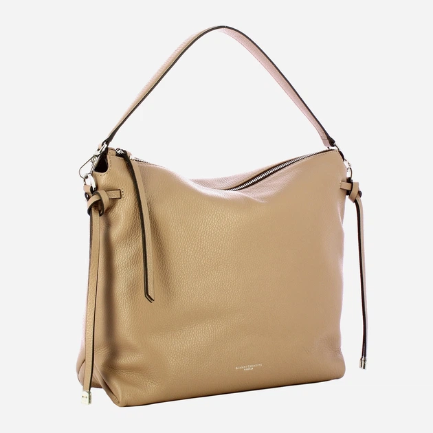 Сумка крос-боді через плече жіноча з натуральної шкіри середня Gianni Chiarini Brina BS 11763/COMM GRN 2077 Бежева (800070345722) - зображення 3