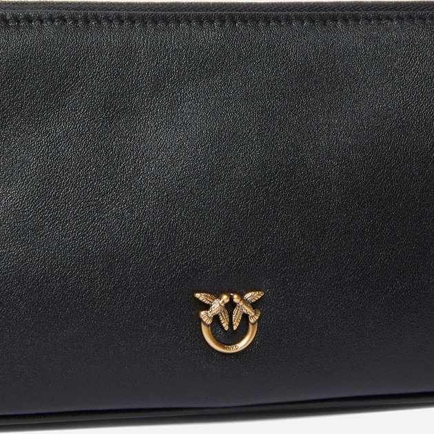 Torebka crossbody damska ze skóry naturalnej mała Pinko Half Moon Baguette 105069A0QO Z99Q Czarna (800070347439) - obraz 4