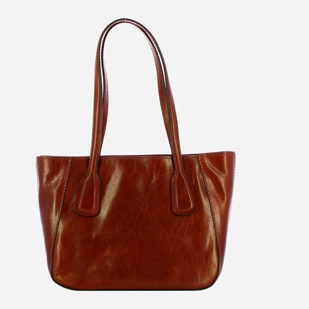 Сумка шопер жіноча з натуральної шкіри The Bridge Maddalena 44160101 14 Коричнева (800070350625) - зображення 2