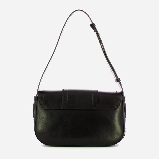 Сумка багет жіноча з натуральної шкіри середня The Bridge Benedetta 44552201 30 Чорна (800070350641) - зображення 2