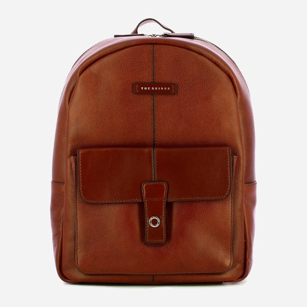 Рюкзак чоловічий з натуральної шкіри вміщує формат А4 The Bridge Biagio 464622AG 90 Коричневий (800070314126) - зображення 1