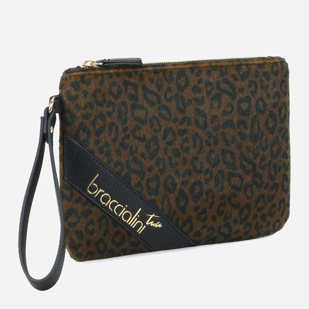 Сумка клатч жіноча зі штучної шкіри маленька Braccialini Milly B18615 YY P42 Коричнева (800070349015) - зображення 3