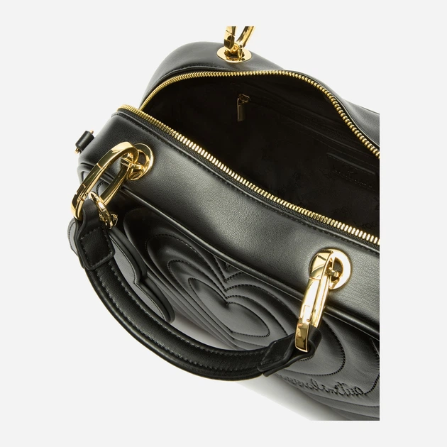 Torebka crossbody damska na szerokim pasku Braccialini Candy Polisynt B18692 YY 100 Czarna (800070348973) - obraz 5