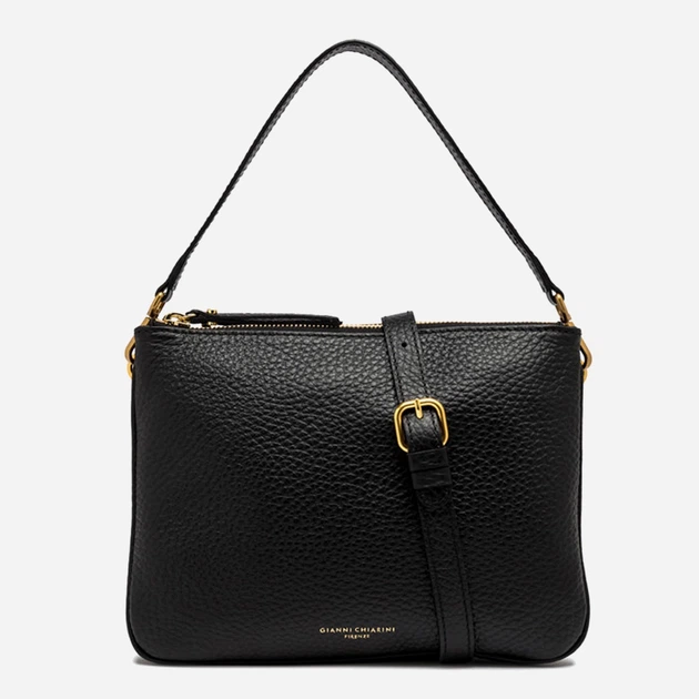 Сумка крос-боді через плече жіноча з натуральної шкіри середня Gianni Chiarini Frida BS 10436 TKL 001 Чорна (800070326652) - зображення 1